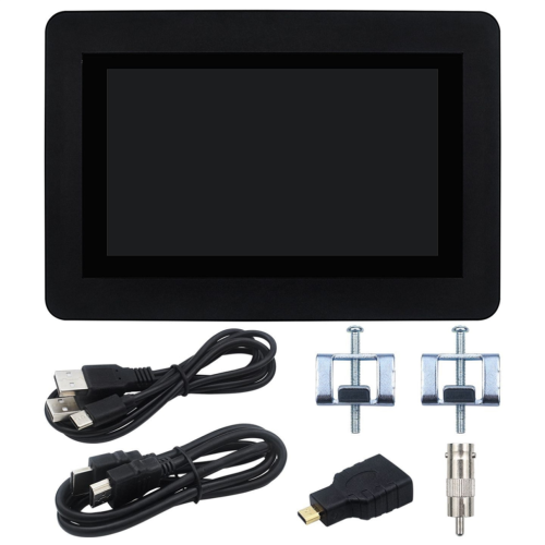 7-Zoll-kapazitiver Touchscreen, 1024 x 600 Pixel, IPS-Panel