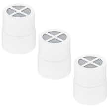 Paquete de 3 filtros para cabezal de ducha.