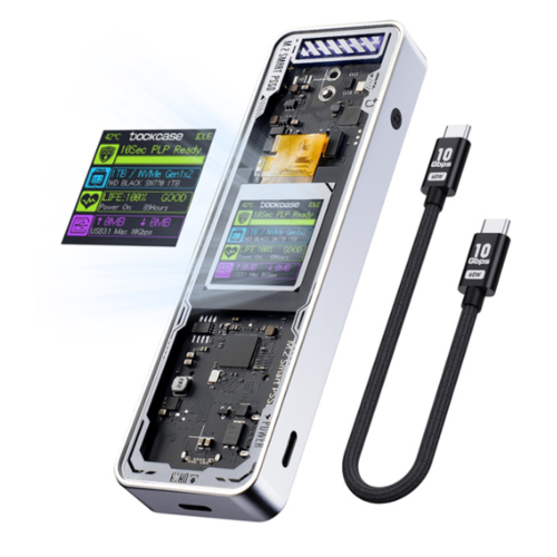 Boîtier SSD M.2 NVMe 2280 Cyber Design Explorer Edition Argent 2