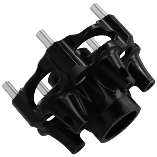 Motorcycle Accessories for Front Disc Brake Wheel Hub Black 2