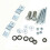 Radiator Kit 125Ml Aluminum Silver for CB CG Engine 4