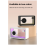 DK-M8 Bunte RGB-Lampe Transparente Glas-Bluetooth-Lautsprecher A 1