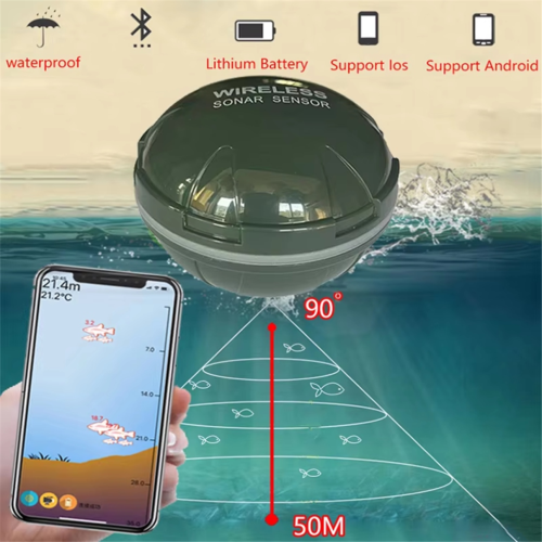 Ecoscandaglio per smartphone con sonar e visibilità subacquea HD 2