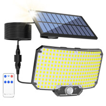 Farola solar todo en uno para exteriores, IP65, resistente al agua, iluminación de bajo consumo.
