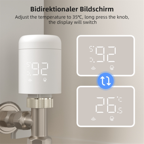 Termoregolatore per termovalvola termostatica Tuya WiFi Smart TRV 1