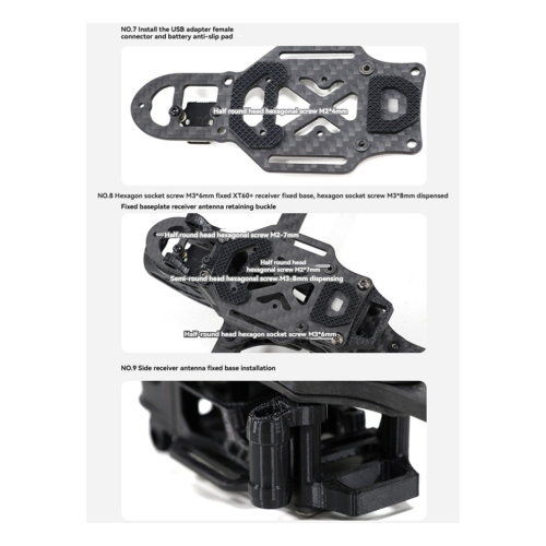 HGLRC Rekon Y6 5-inch Y-type framekit voor O3 O4PRO Moonlight 1