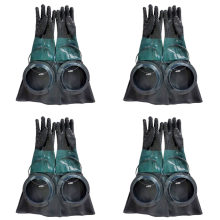 Zandstraalhandschoenen, onderdelen voor zandstraalcabine, 60 cm