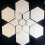 Set of 12 quilt templates for patchwork/English paper, handheld template, rhinestone triangle patchwork tool 2