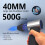 X20 40-mm-Turbolüfter, 110.000 U/min, Schwarz 2