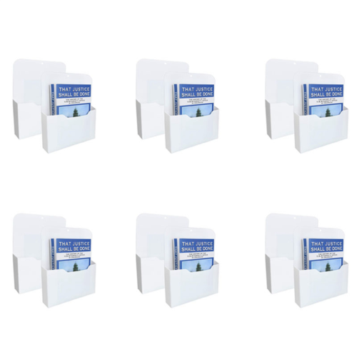 Confezione da 2 portadocumenti magnetici per agende