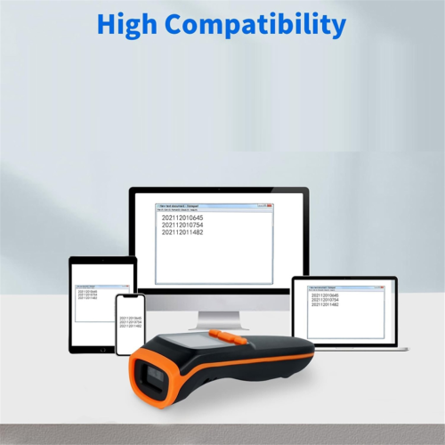 Wireless 2D Inventory Scanner Bluetooth QR Barcode Data Collector 2