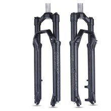 Bicycle Suspension Fork 27.5/29' 80mm Travel 11/8 Threadless Straight Handlebar Mountain Front Fork Shoulder Control 27.5'