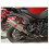 Motorfiets 51 mm dubbele uitlaatdemper van titanium 1