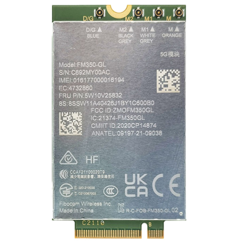 FM350 - Modulo 5G/4G/3G sub-6 GHz per T14s P1 X13