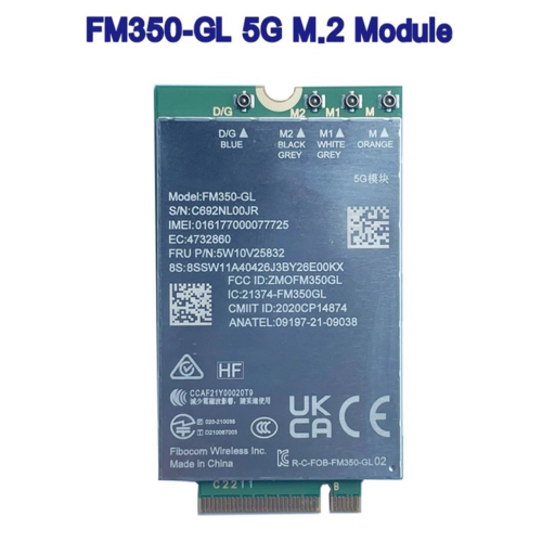 FM350 - Modulo 5G/4G/3G sub-6 GHz per T14s P1 X13 2