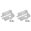 Front L+R Interior Sunvisor Sun Visor with Hook Clip for 2