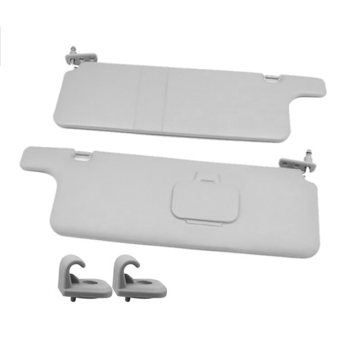 Front L+R Interior Sunvisor Sun Visor with Hook Clip for 2