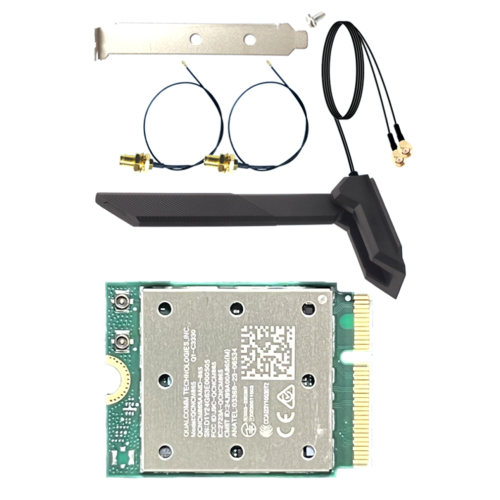 Scheda wireless WiFi 5.4 Tri Band WiFi7 QCNCM865 Bluetooth 1