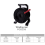 High Quality Polymer Plastic Cable Reel Mobile Cable Drum PCD235 4