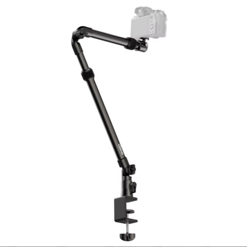 ZJ02 Camera Desk Mount Extendable 65cm Arm, 4.8cm C-Clamp 1