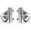 Cache de fourche avant chromé pour Gold Wing GL1800 1