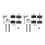 CNC Lathe Tool Holder Quick Change Tool Post Cutter Holder Screw Kit 1