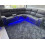 Hannah Grey Microfibre Recliner Corner Sofa Grey 3