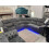 Hannah Grey Microfibre Recliner Corner Sofa Grey 6