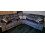 Hannah Grey Microfibre Recliner Corner Sofa Grey 10