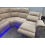 Hannah Beige Microfibre Electric Recliner Corner 11