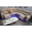 Hannah Beige Microfibre Electric Recliner Corner 14