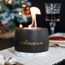 Concrete Tabletop Fire Bowl Pit Ethanol Fireplace