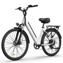 URLIFE E26 48V10.4AH Step-thru City Ebike,white