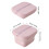 Living And Home Foldable Foot Spa Massager Pedicure Bath, Pink 6