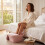 Living And Home Foldable Foot Spa Massager Pedicure Bath, Pink 2