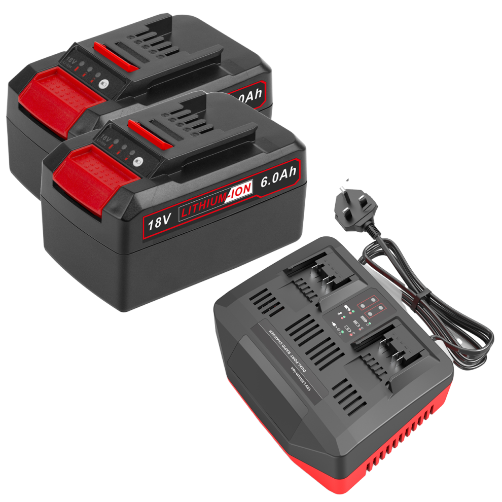 Photos - Power Tool Battery 2Pack 6000mAh Replacement Battery for Einhell Tools X-Change 4511396 4511437neu PXBP-600 PX-BAT52 Cordless Power Tools Batte
