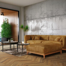 (1.873 m² / Pack, Brown 11 Cognac Brown) Chene14mm Engineered Wood Flooring