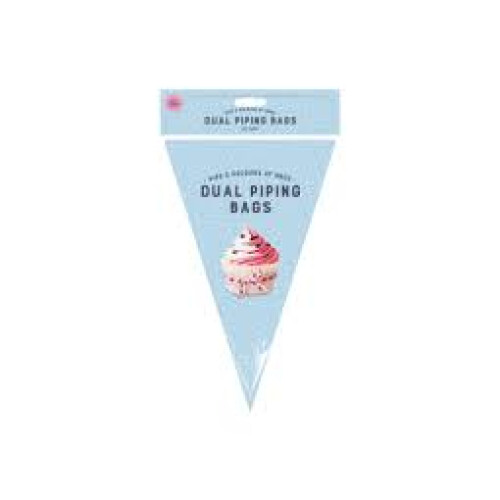 20pc Dual Piping Icing Bags For all Icing And Cake