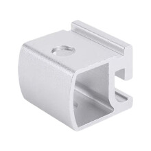 Tank Slide Buckle, Metal Organizer Clip, Strength Aluminum Alloy, Silver Black, 1 Piece