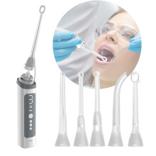 Electronic Almond Stone Remover with Vacuum  Almond Stone Removal Set with LED Light and 3 Suction Modes  Oral Irrigator, 5 Nozzles (NASA009)