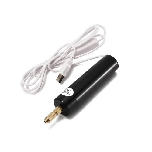 Adjustable USB Drill 5 Pieces Set USB Drill Rotary Tool Engraver Pen Drilling With Drill Bits B Ref: 7727
