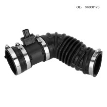 Tubo di aspirazione 4 2009-2011 Chevy Aveo 1.6L, tubo di aspirazione aria con sensore di flusso d'aria di massa, manicotto in gomma resistente alle