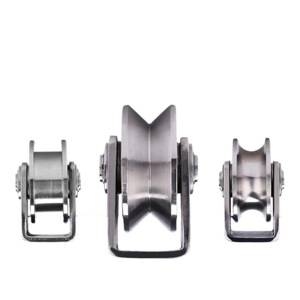 Pulley Block 201 Stainless Steel Bearing Pulley Wire Rope Utype Vh Groove Wheel 9426802131970