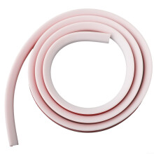 Slim design, waterproof sealing strip for showers, keeps your space dry and clean (white, 200 cm).