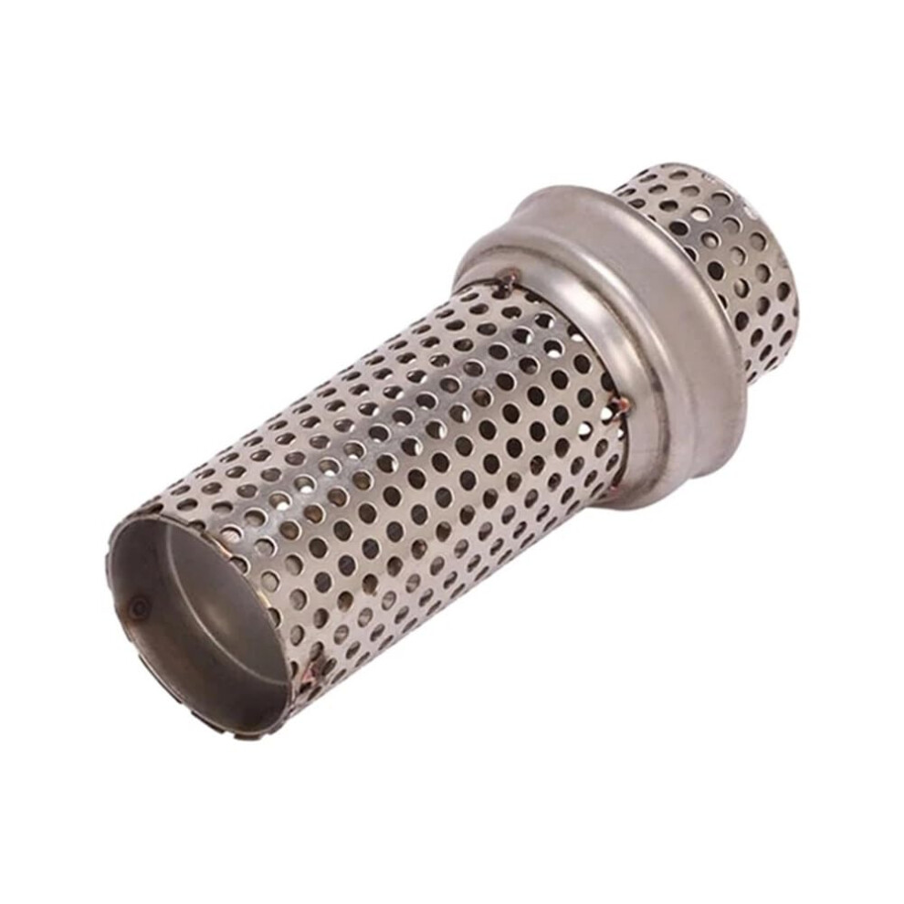 Adjustable Muffler Silencer 51Mm Universal Motorcycle Exhaust Muffler Silencer Noise Sound Eliminator Mesh Silencer Color 100X38x50.8 9365049631754