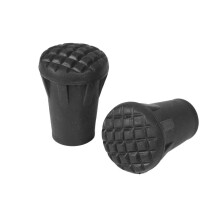Outdoor Walking Stick Caps, 6pcs/set Replacement Outdoor Trekking Hiking Pole Tip End Walking Stick Cover Protector