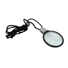 Women's Reading Magnifying Glass Monocle Objective Hanging Loupe Pendant Necklace Chain for Kids Seniors Reading