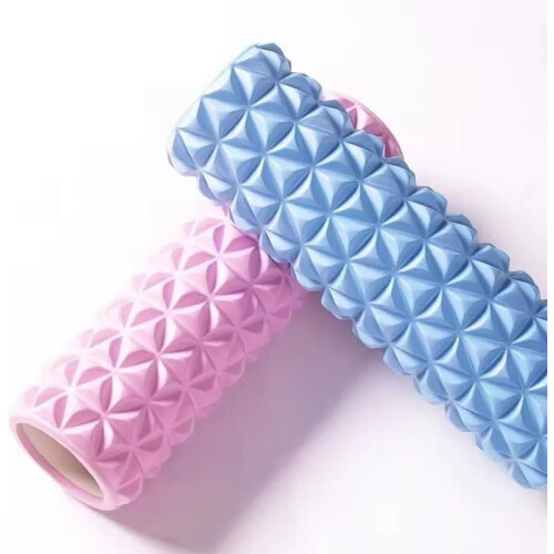 Pilates Reformer Foam Roller Grid Trigger Point Therapy Home Training (Grey) 2