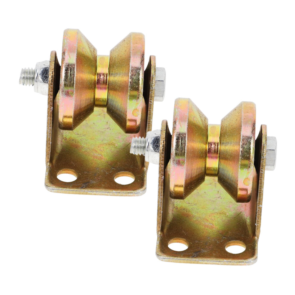 Steel Pulley Wheel For Sliding Doors Durable Roller Bearing Noise Reduction Safe Track 5.50X3.80x3.00cm 9189345764646