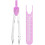 ECG Caliper Electrocardiogram Divider for Nursing Electrocardiographs Random Color 3